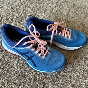 Asics GT 1000-7 Blue/Pink Running Shoe - W6